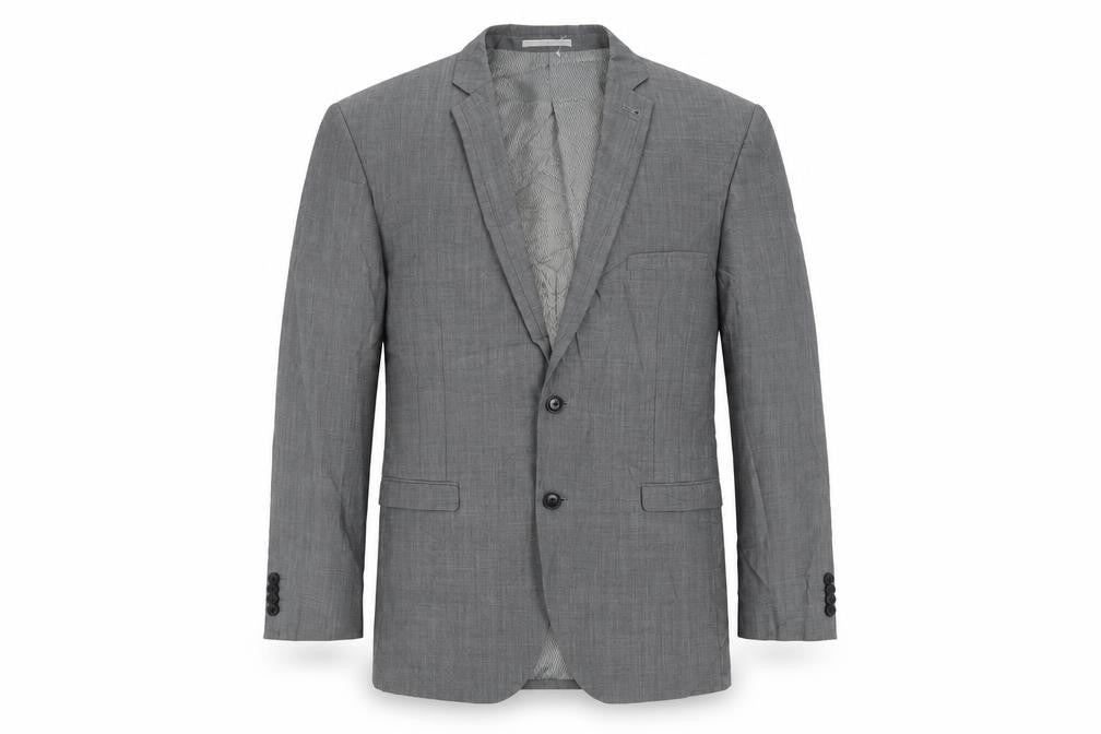 NEXT Mens Grey Wool Jacket Suit Jacket Size 42 Regular