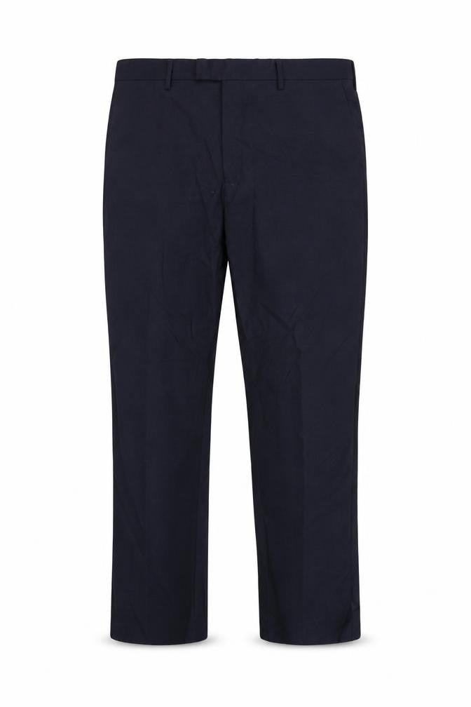 Linea Mens Blue Wool Dress Pants Trousers Size 36 in L32 in Regular Zip