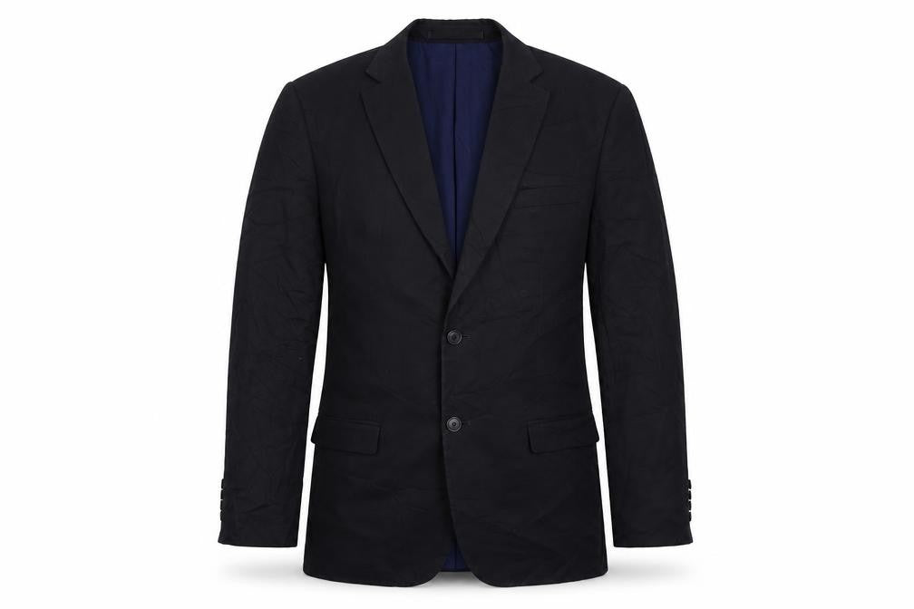 Marks & Spencer Mens Blue Polyester Jacket Suit Jacket Size 40 Regular