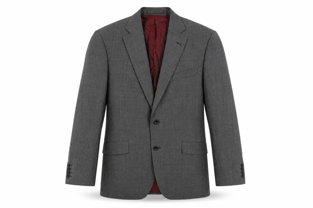 Marks & Spencer Mens Grey Polyester Jacket Suit Jacket Size 46 Regular