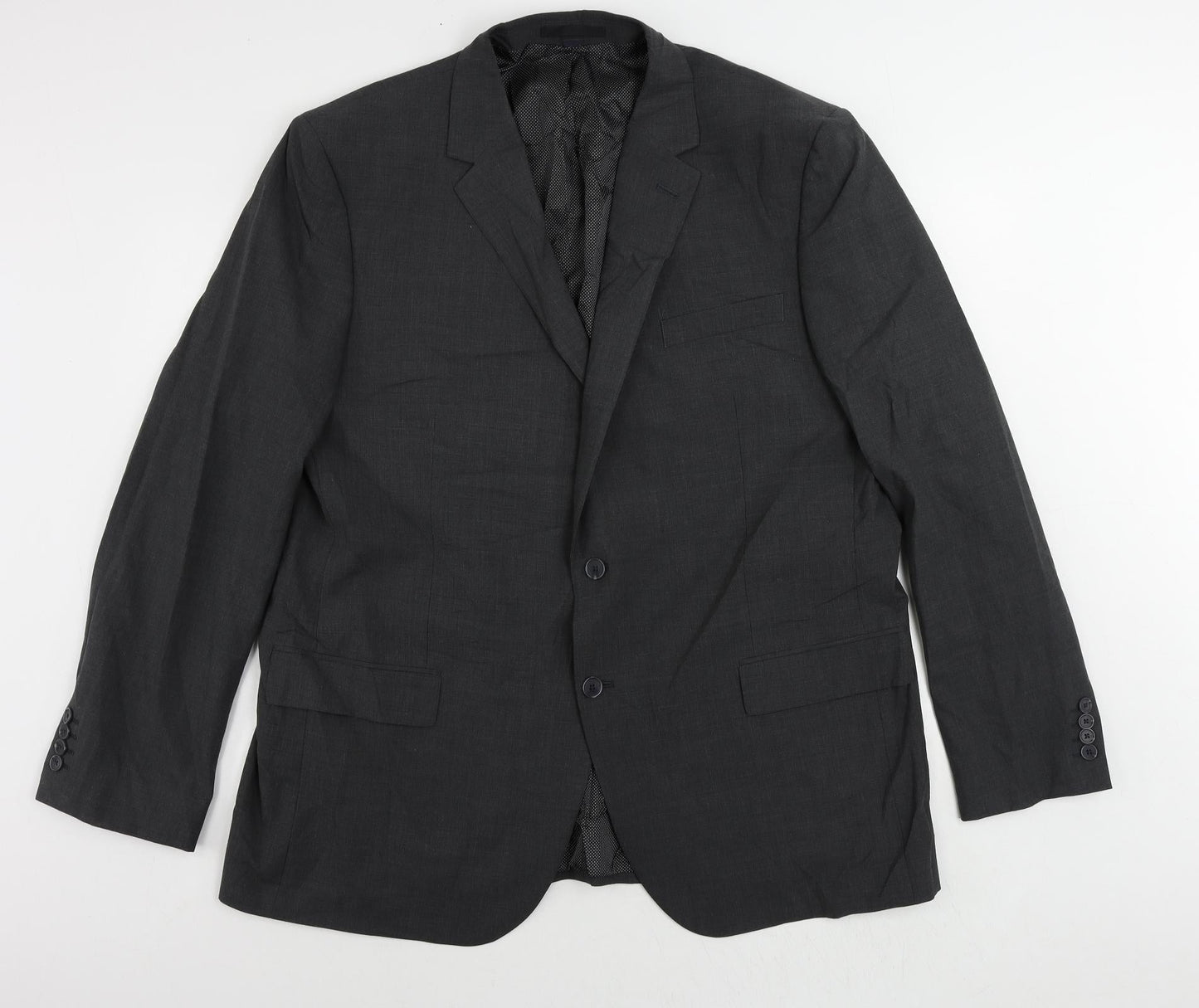 Marks and Spencer Mens Grey Wool Jacket Suit Jacket Size 48 Regular