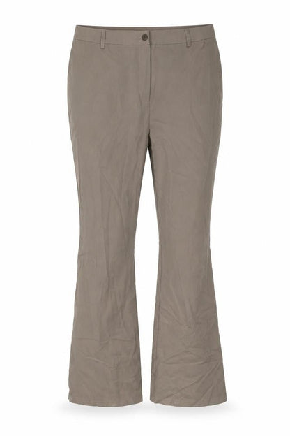Topshop Womens Brown Viscose Trousers Size 18 L31 in Regular Zip