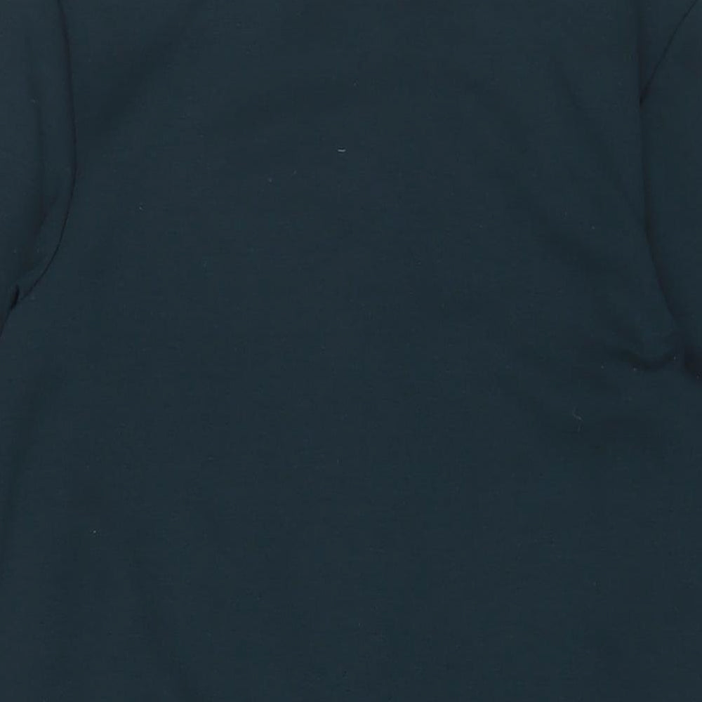 Uniqlo Womens Green Polyester Sheath Size S Boat Neck Zip