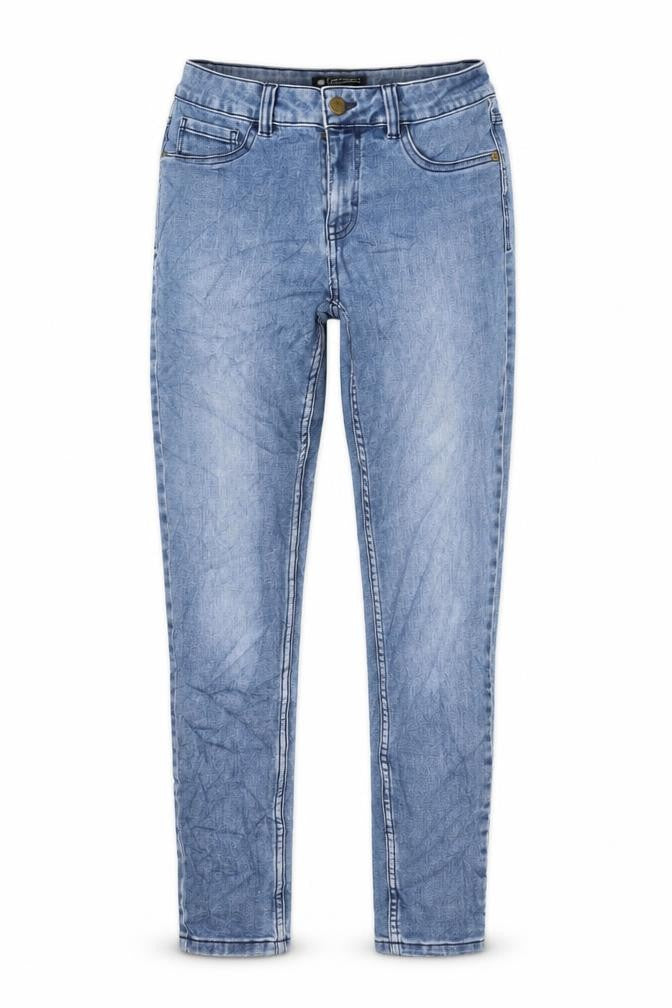 Avenue Womens Blue Cotton Skinny Jeans Size 10 L28 in Regular Zip