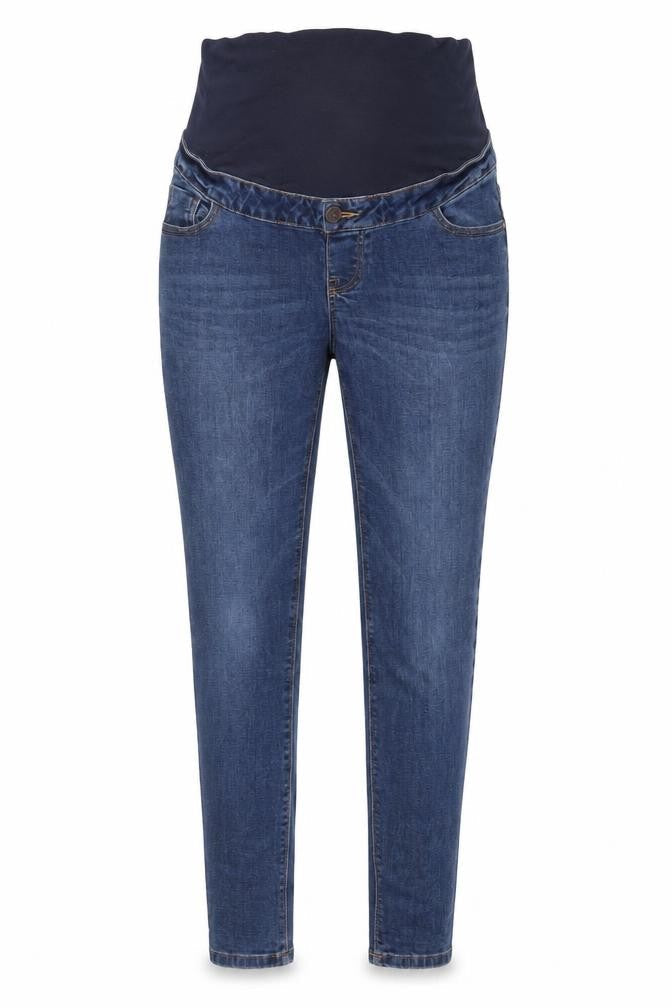 New Look Womens Blue Cotton Skinny Jeans Size 10 L28 in Regular Button