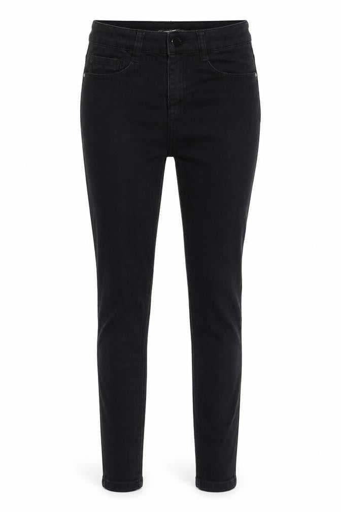 Golddigga Womens Black Cotton Skinny Jeans Size 6 L27 in Regular Button