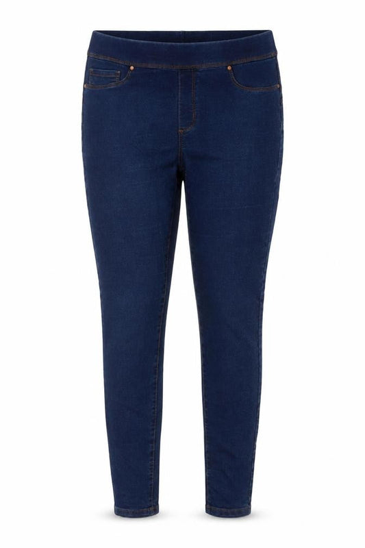 Denim & Co. Womens Blue Cotton Jegging Jeans Size 14 L31 in Regular