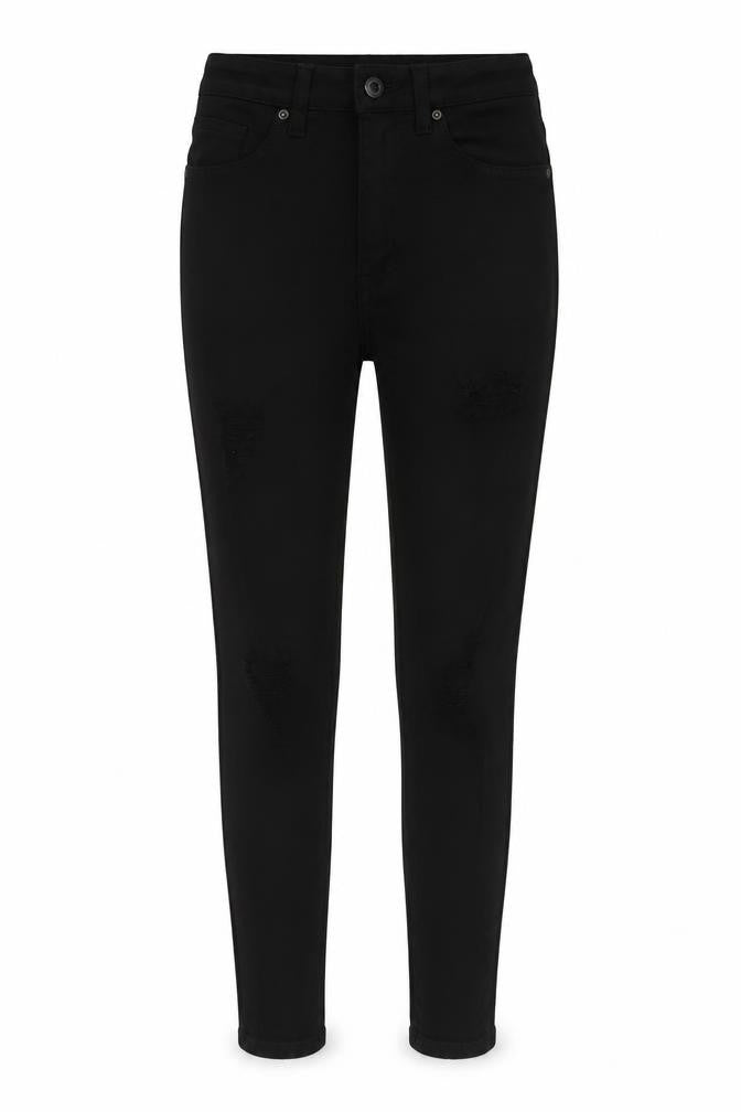 Topshop Womens Beige Cotton Skinny Jeans Size 28 in L26 in Regular Button