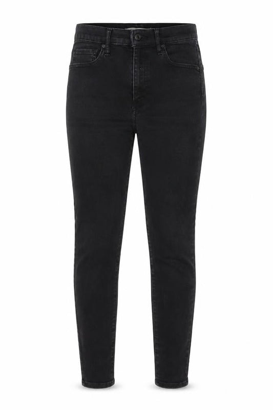 Levi's Womens Black Cotton Skinny Jeans Size 28 in L32 in Regular Button