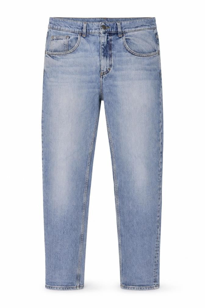 COS Mens Blue Cotton Straight Jeans Size 32 in L30 in Regular Button