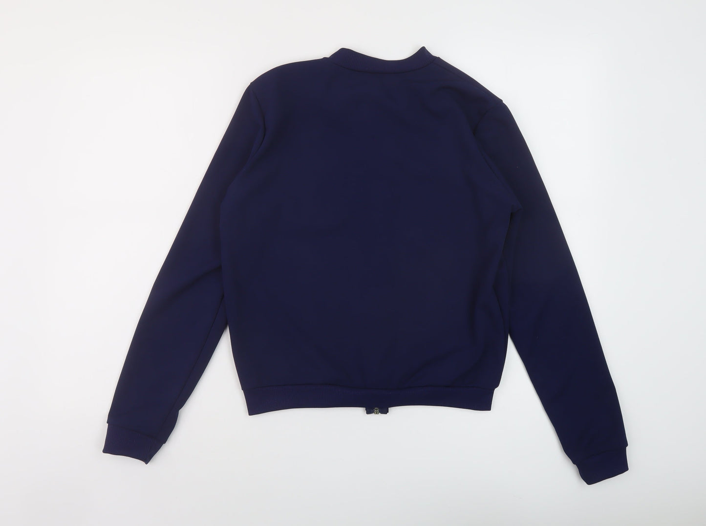 Select Womens Blue Bomber Jacket Jacket Size 10 Zip