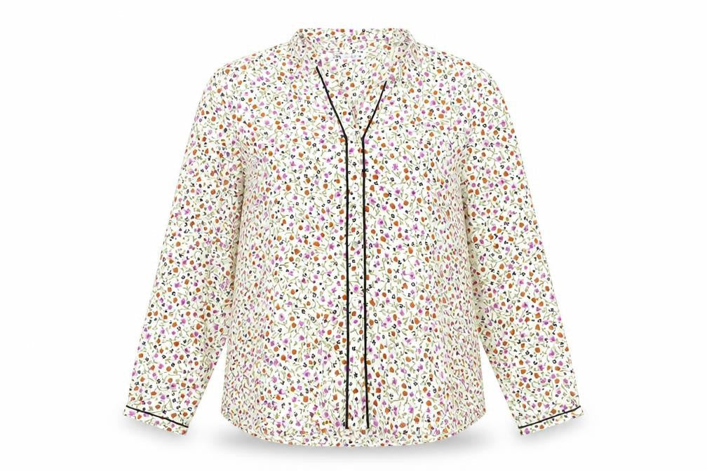 Zara Womens Multicoloured Floral Polyester Basic Blouse Size S Collared