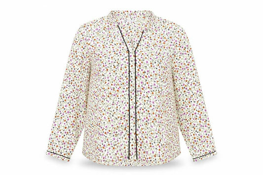 Zara Womens Multicoloured Floral Polyester Basic Blouse Size S Collared