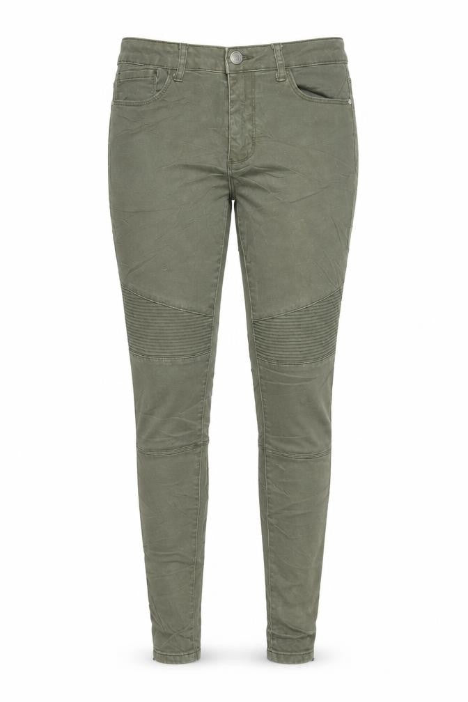 Threadbare Womens Green Cotton Skinny Jeans Size 10 L28 in Regular Zip - Ankle Zips