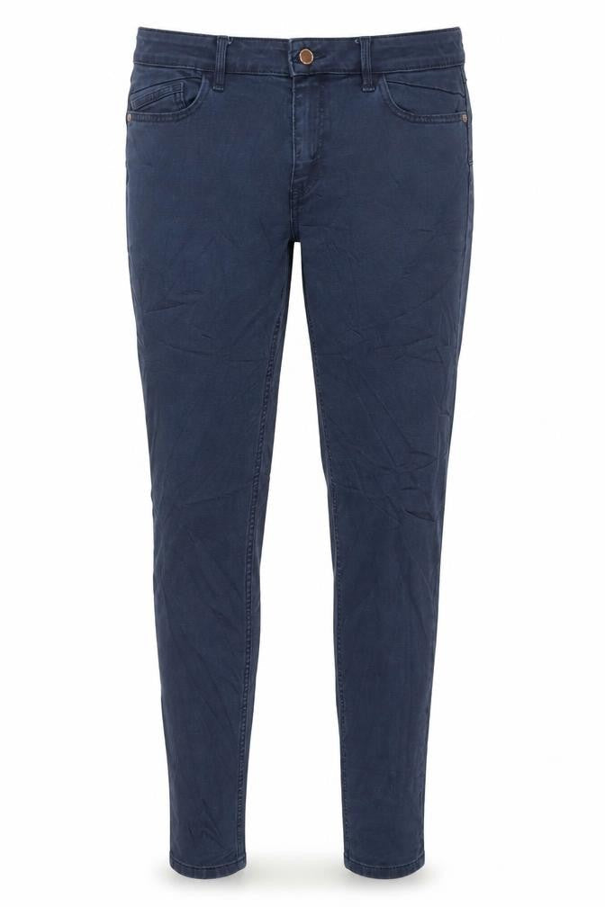 F&F Womens Blue Cotton Skinny Jeans Size 10 L29 in Regular Zip