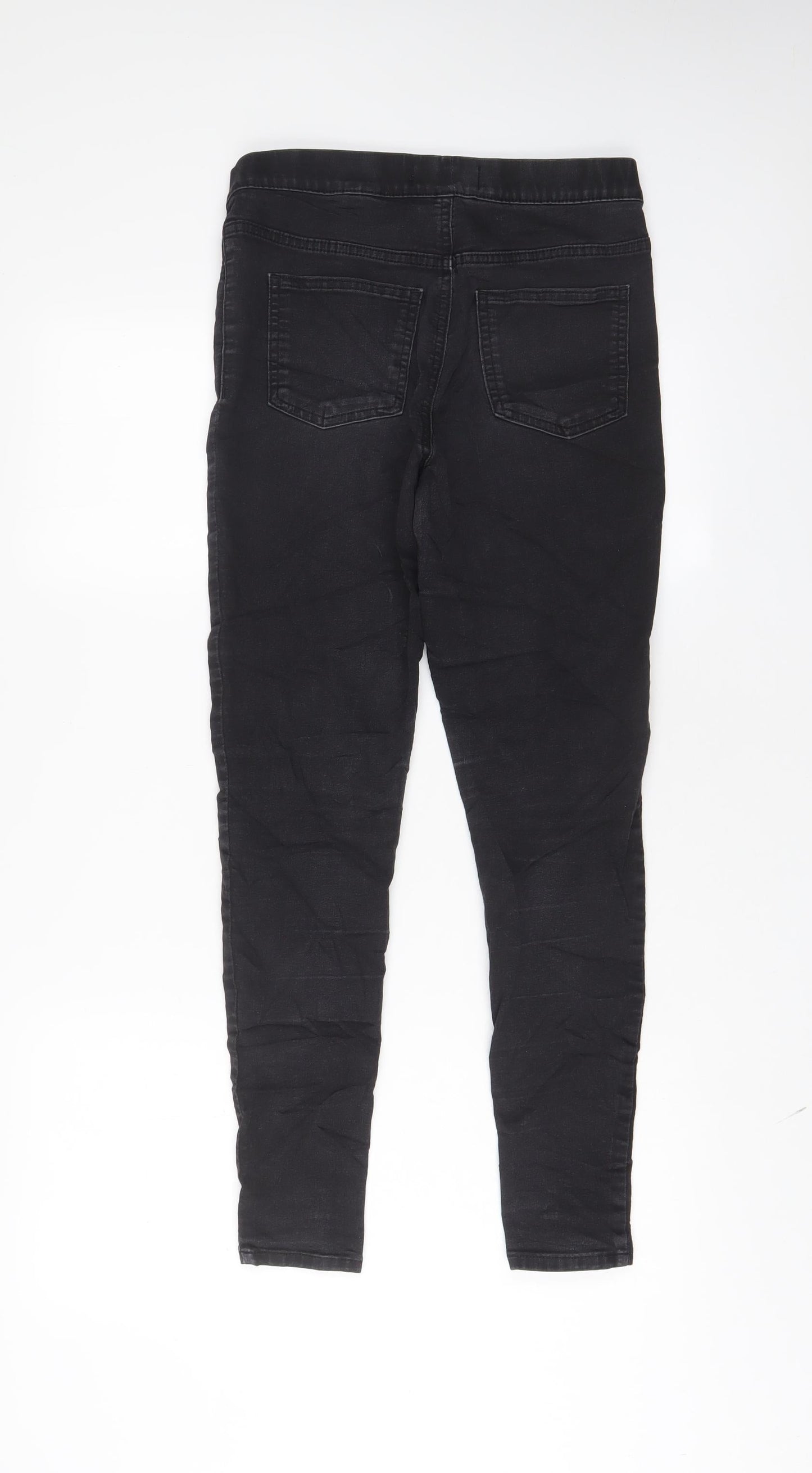 Marks and Spencer Womens Grey Cotton Jegging Jeans Size 10 L27 in Regular