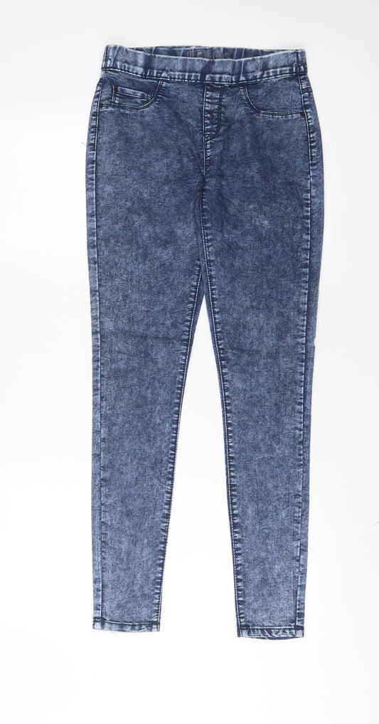 George Womens Blue Cotton Jegging Jeans Size 8 L30 in Regular