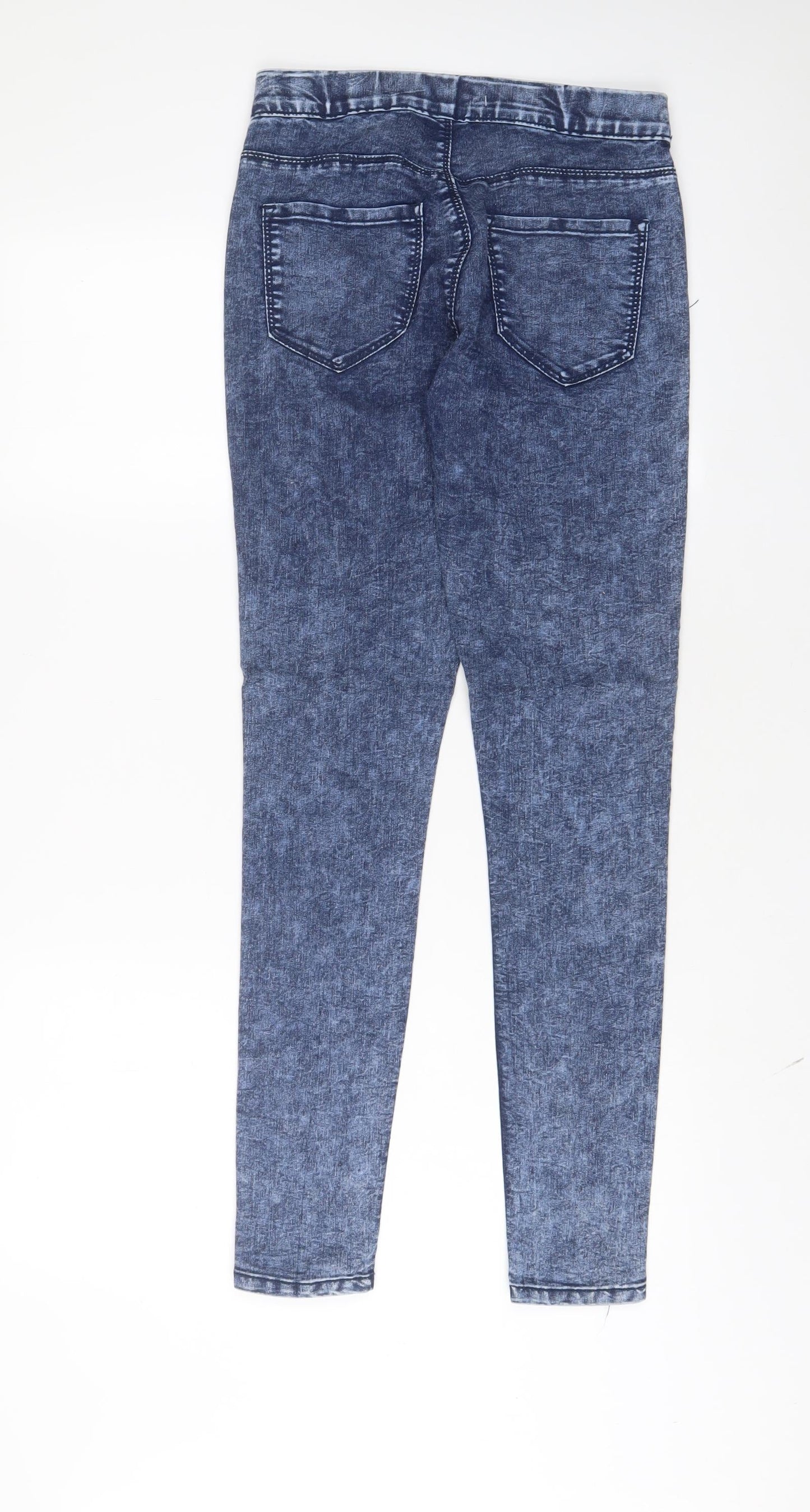 George Womens Blue Cotton Jegging Jeans Size 8 L30 in Regular