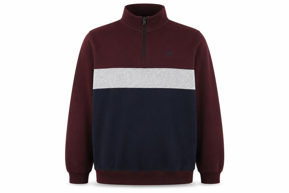 Burton Mens Multicoloured Striped Cotton Pullover Sweatshirt Size L