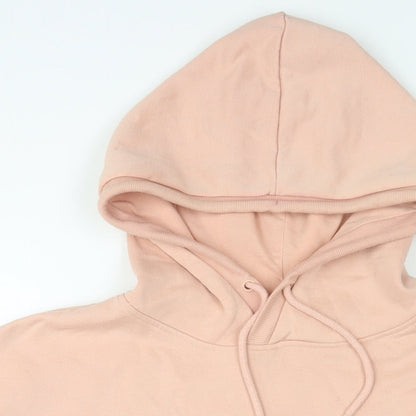 Preloved Disney Womens Pink Cotton Pullover Hoodie Size XL Pullover - Detail