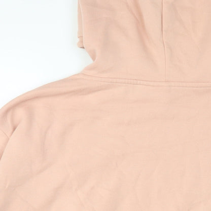 Preloved Disney Womens Pink Cotton Pullover Hoodie Size XL Pullover - Label