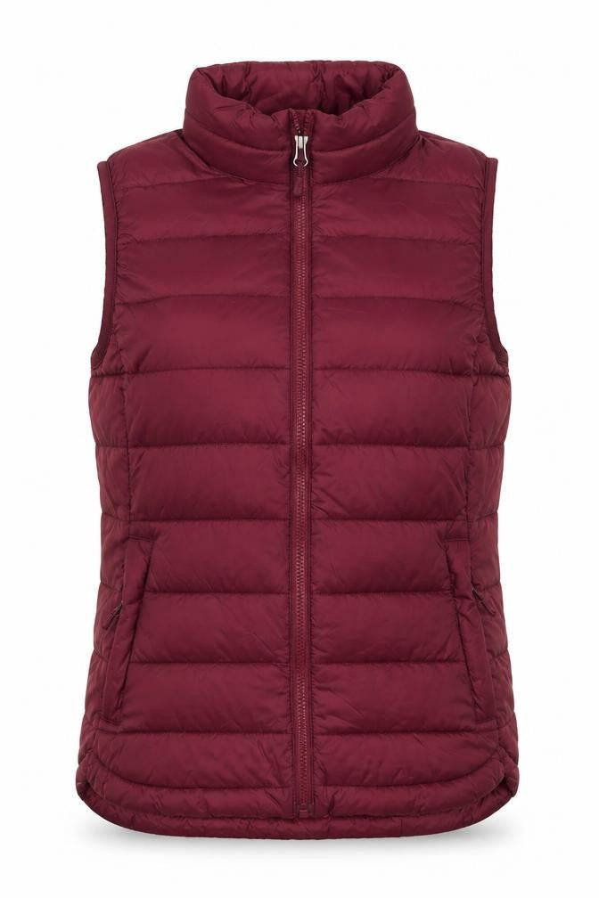 32 Degrees Womens Red Gilet Jacket Size S Zip - Zip Pockets