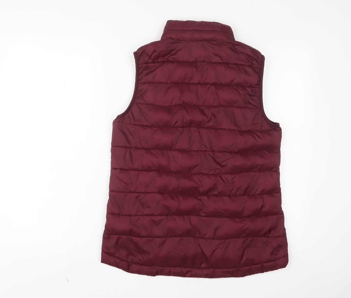 32 Degrees Womens Red Gilet Jacket Size S Zip - Zip Pockets