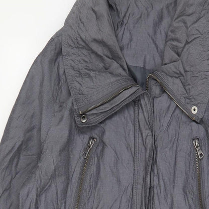 Marks & Spencer Womens Grey Jacket Size 16 Zip - Zip Pockets
