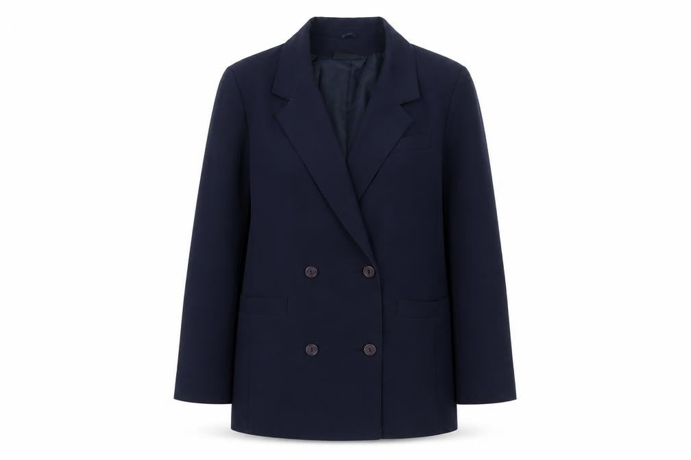Imagination Womens Blue Jacket Blazer Size 12 Button