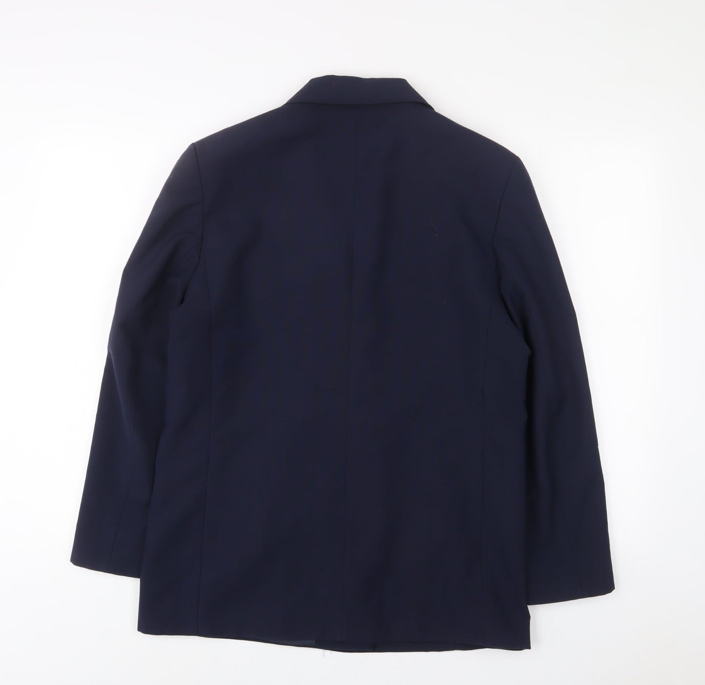 Imagination Womens Blue Jacket Blazer Size 12 Button