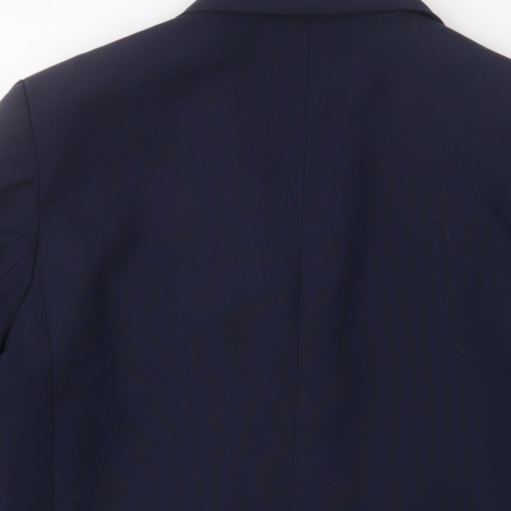 Imagination Womens Blue Jacket Blazer Size 12 Button