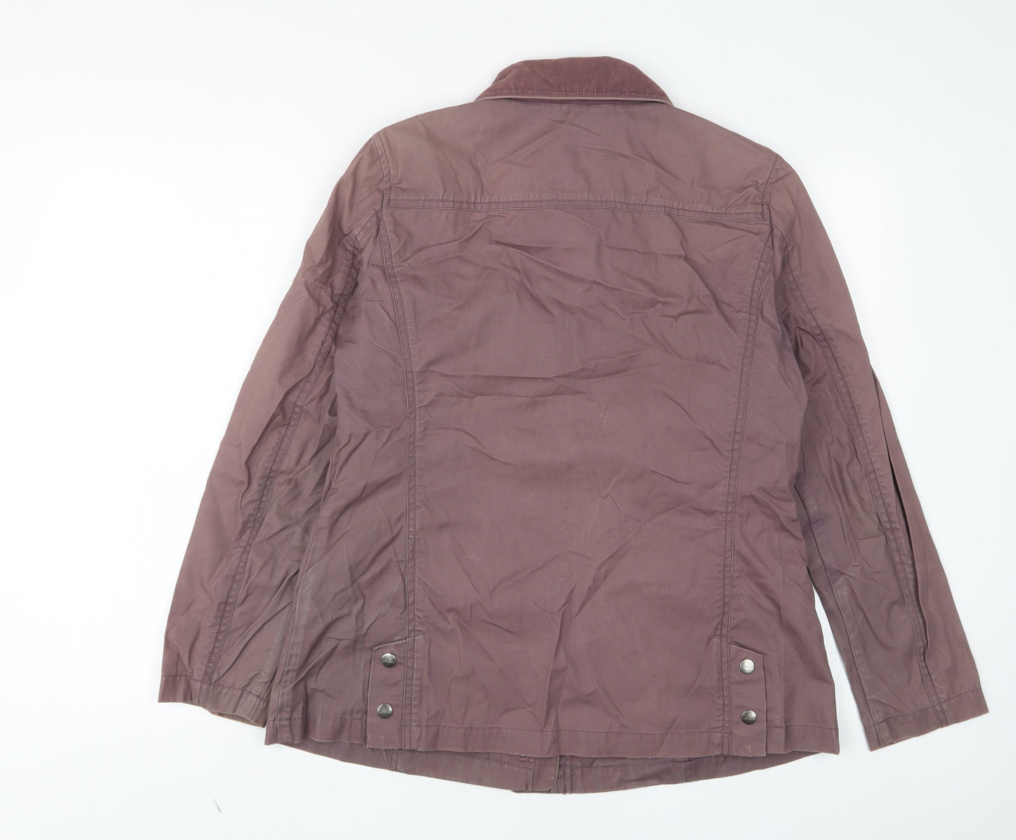 Ness Womens Pink Jacket Size 14 Zip - Logo, Embroidered