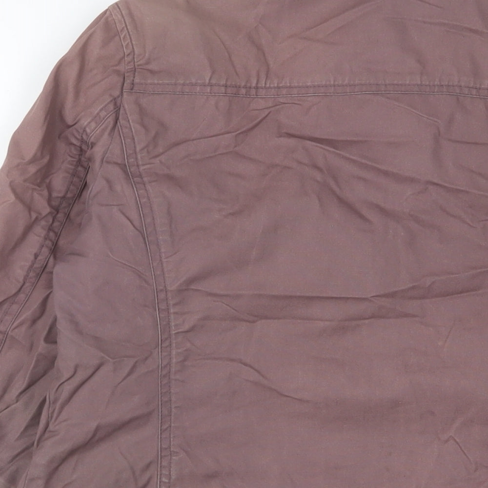 Ness Womens Pink Jacket Size 14 Zip - Logo, Embroidered