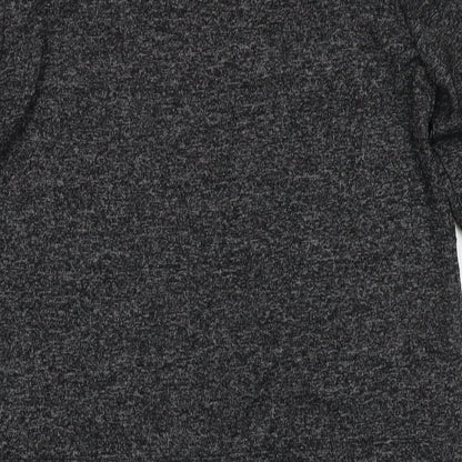 Tezenis Womens Grey Boat Neck Polyester Tunic Jumper Size S