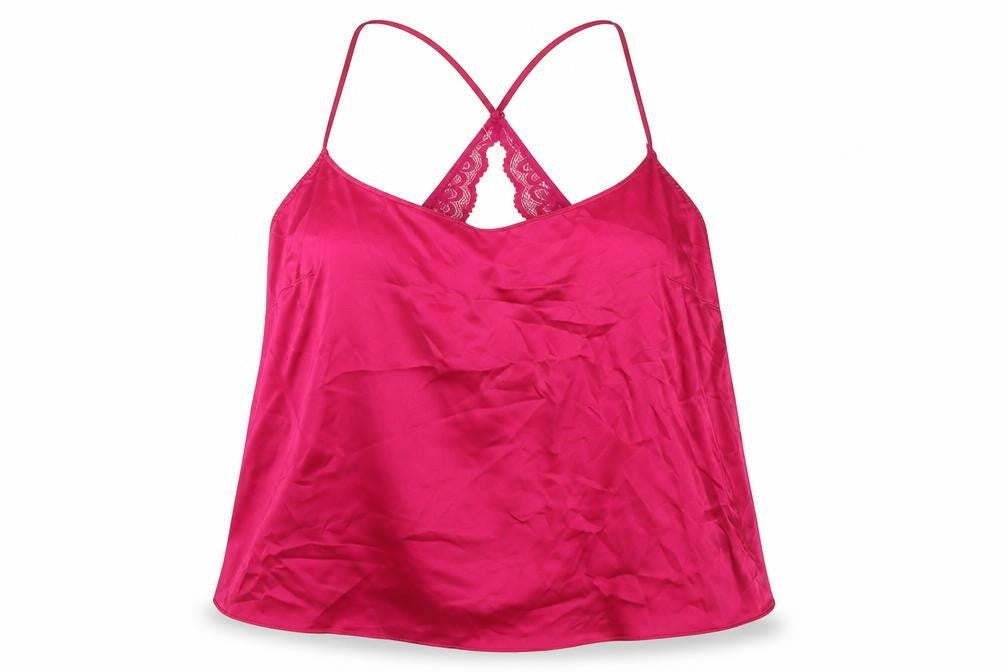 Marks & Spencer Womens Purple Polyester Camisole Tank Size L Round Neck