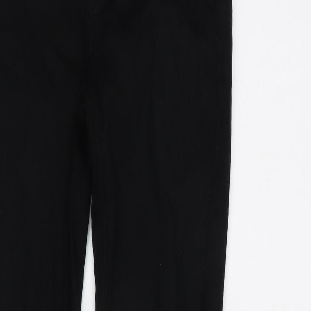 TALLY WEiJL Womens Black Cotton Blend Skinny Jeans Size 8 L29 in Regular Zip