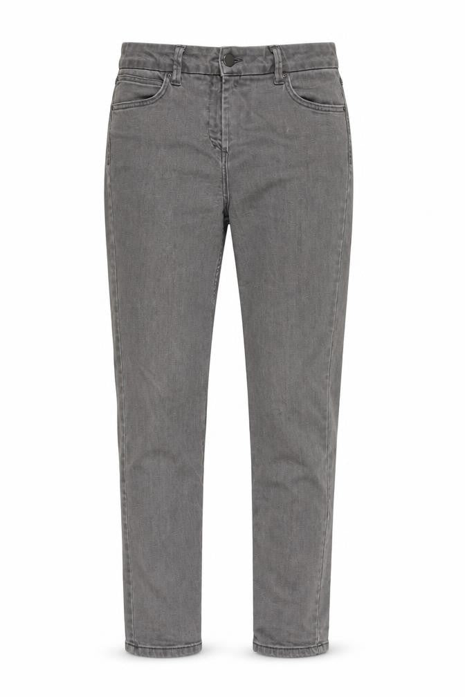 Marks & Spencer Womens Grey Cotton Blend Skinny Jeans Size 10 L28 in Regular Zip