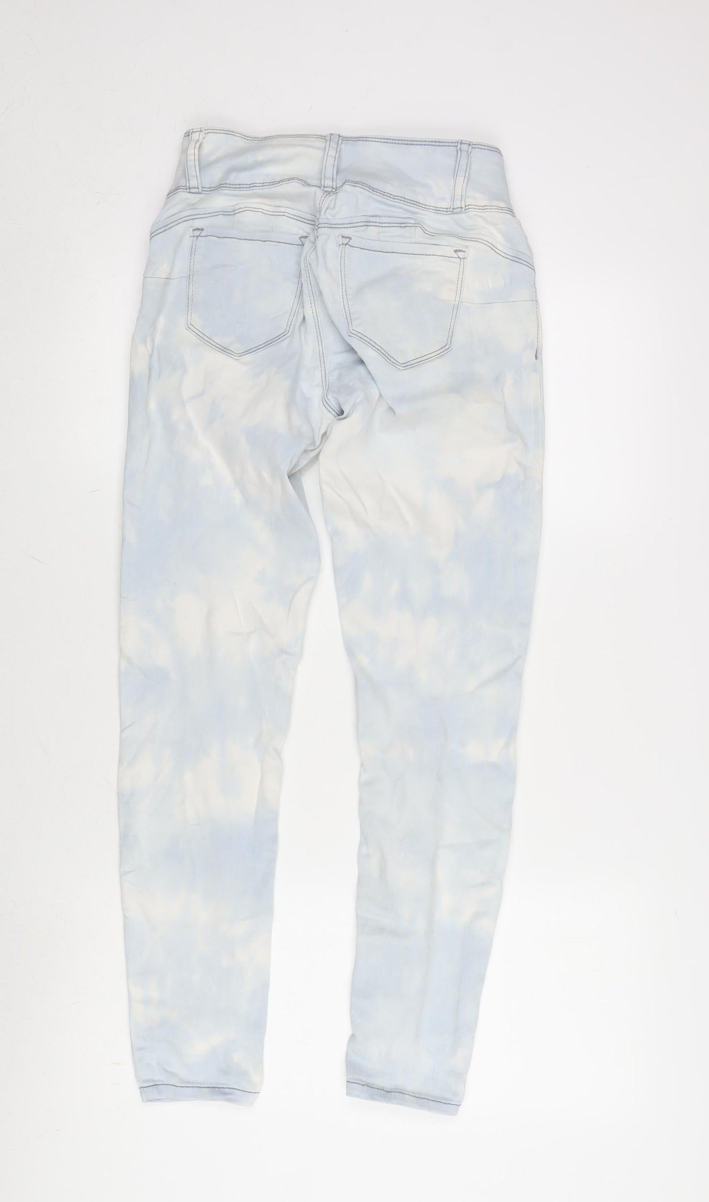 WAX JEAN Womens Blue Cotton Blend Tapered Jeans Size 26 in L27.5 in Regular Zip