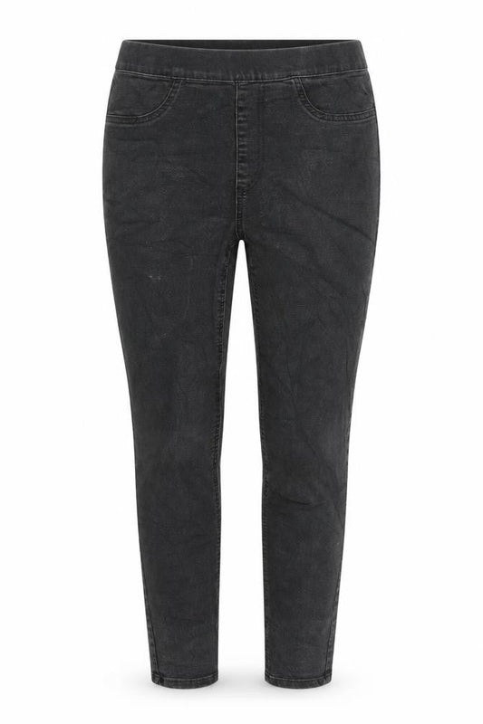 Marks & Spencer Womens Grey Cotton Blend Jegging Jeans Size 10 L24.5 in Regular