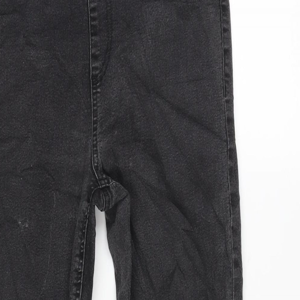 Marks and Spencer Womens Grey Cotton Blend Jegging Jeans Size 10 L24.5 in Regular