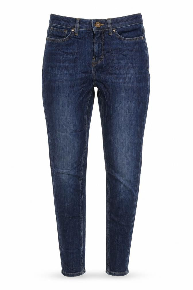 TU Womens Blue Cotton Blend Skinny Jeans Size 8 L27 in Regular Zip