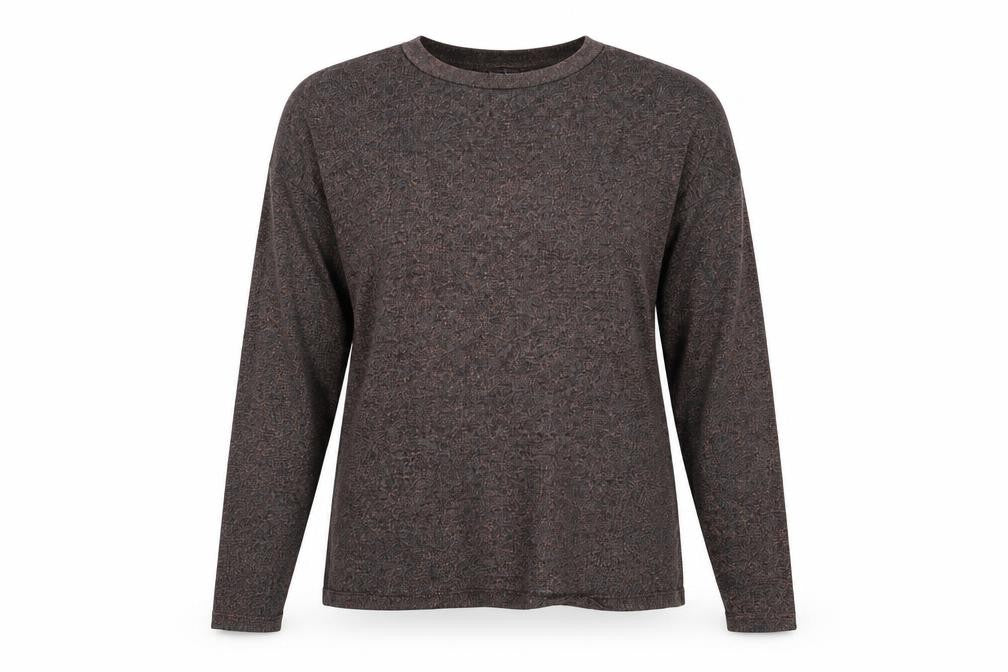 Warehouse Womens Black Viscose Basic T-Shirt Size 10 Round Neck