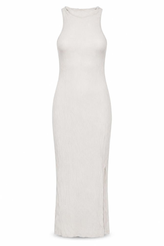 Bershka Womens Beige Viscose Bodycon Size XS Round Neck Pullover