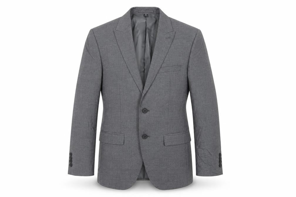 Marks & Spencer Mens Grey Polyester Jacket Suit Jacket Size 36 Regular