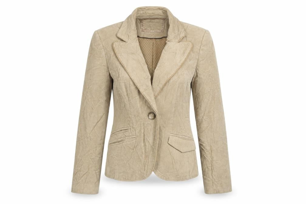 Principles Womens Beige Jacket Blazer Size 8 Button