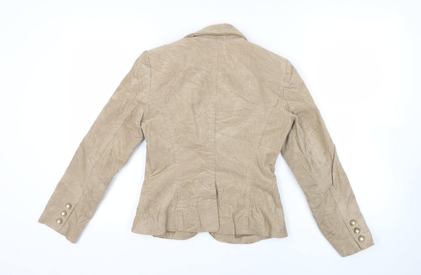 Principles Womens Beige Jacket Blazer Size 8 Button