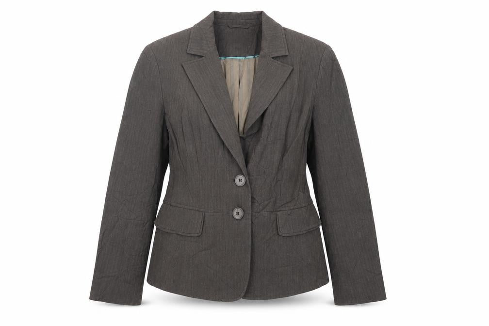 Debenhams Womens Brown Jacket Blazer Size 16 Button