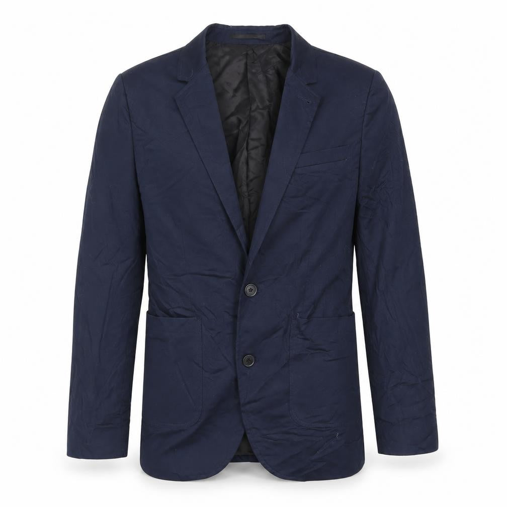 ASOS Mens Blue Cotton Jacket Blazer Size 34 Regular