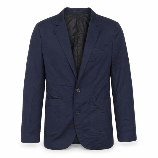 ASOS Mens Blue Cotton Jacket Blazer Size 34 Regular