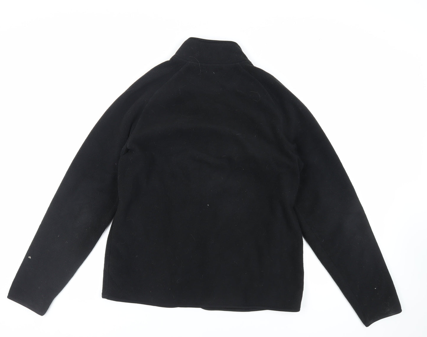 Marks and Spencer Mens Black Jacket Size M Zip - Zipped Pockets